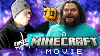 MINECRAFT MOVIE TRAILER REACTION!! Jack Black | Jason Momoa