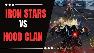 Iron Stars vs Hood Clan Battle : War Robots WR