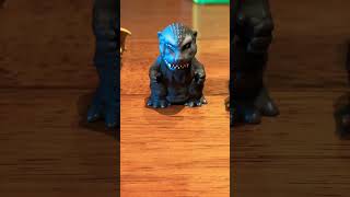 Opening godzilla packs part 2 (forgot to show burning goji)