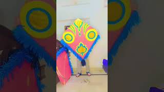 Beautiful machla kite made by amritsar kite maker star kite #patang  #kite  #youtubeshorts