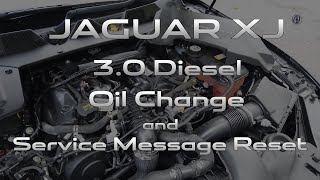 Jaguar XJ 3.0 Diesel Oil Change and Service Message Reset