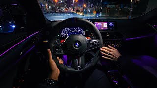 LATE NIGHT BMW X4M COMPETITION POV DRIVE!