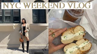 NYC FALL WEEKEND VLOG: GETTING PERSONAL, NEW HAIR, & GROCERY HAUL