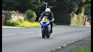 Manx Grand Prix 2022- Qualifying from Sulby, 140mph