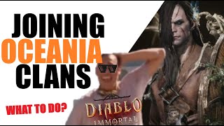 TRYING TO JOIN A CLAN - what (NOT) to do? (no gameplay just lol) | DIABLO IMMORTAL | (MEME)