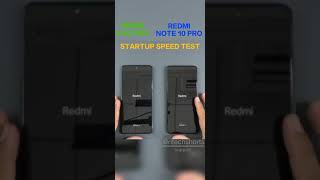 REDMI K40 PRO VS REDMI NOTE 10 PRO STARTUP SPEED TEST #shorts #ritechshorts