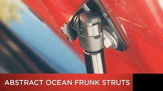 Tesla Model 3 Quick Video | Abstract Ocean Front Trunk Struts