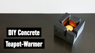 DIY Concrete Teapot Warmer