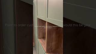 Paint to order custom colour kitchen units