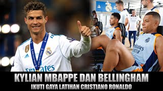 Kylian Mbappe dan Jude Bellingham Ikuti Gaya Latihan Gaya Cristiano Ronaldo | Berita Real Madrid