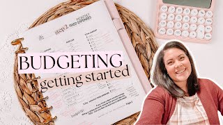 💵Getting Started with Budgeting | 5 Steps | Budget Workbook | Cash Envelope System | Sinking Funds