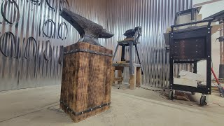 DIY Viking Anvil Stand! Cheap $50 #diy #anvil #forge #forgedinfire #metal #hunting