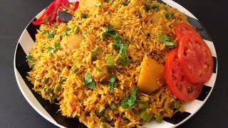 ALOO MATAR PULAO❗ اتنالزیزجوسی پلاؤآپ نےکبھی نہیں کھایاہوگا❗ TASTY PULAO RECIPE BY RUSTIC FLAVOURS 😍