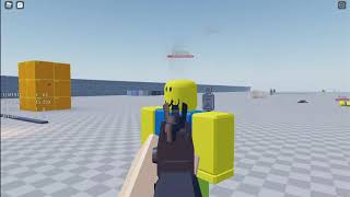 shooting stuff (Gun Testing Roblox)