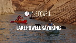 Kayaking on Lake Powell