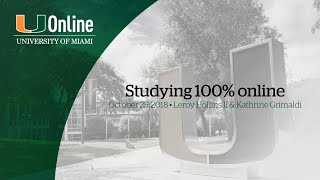 Studying 100% online