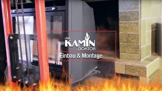 Kaminkassette Einbau Montage Technik