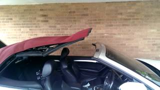 Audi A5 8F Convertible Cabriolet Roof Fault No 2