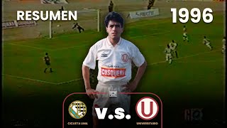 Ciclista Lima vs Universitario | Gol de Pocho Dulanto | Jugado en Chincha | 1996 ⚽🎞