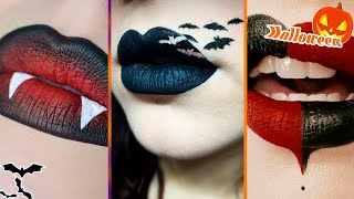 15 ideas de diseños divertidos y espeluznantes de labios para Halloween - it's Me Skay