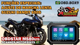 Scanner OBDSTAR MS80std Ajuste de Marcha Lenta - Suzuki Bandit 650s