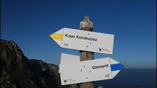 Kuźnice,Dolina Kondratowa,na przełęczy Kondratowa w prawo na Giewont lub w lewo na Kope Kondracką