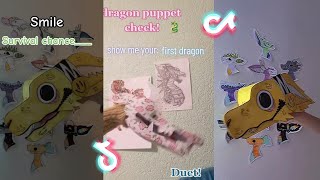 Dragon Puppet TikToks - Paper Dragon TikTok Compilation #114