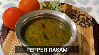 Pepper Rasam | No Dal Rasam | Quick and Easy Rasam