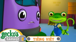 Sửa Xe Buýt Vào Giờ Ngủ  | Xe TảI Dành Cho Trẻ Em | Gecko’s Garage Tiếng Việt