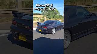 Nissan GT-R V-Spec on M25 #shorts #nissan #nissangtr #m25 #vspec