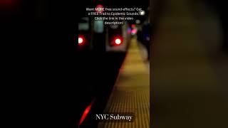 NYC subway Sound Effect. Free Copyright SOUND EFFECTS | SoundME #shorts