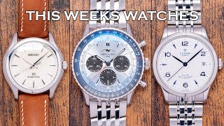 This Weeks Watches - Breitling Navitimer, GS SBGX009, Tudor 1926, Smiths, Squale & More [EP177]