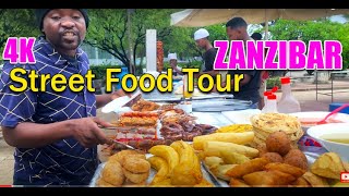 The Best Tanzanian Food I Have Ever Eaten at Grace Shop | ZANZIBAR STREET FOOD TOUR