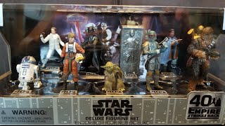 STAR WARS DISNEY STORE DELUXE FIGURINE SET 40TH ANNIVERSARY THE EMPIRE STRIKES BACK REVIEW