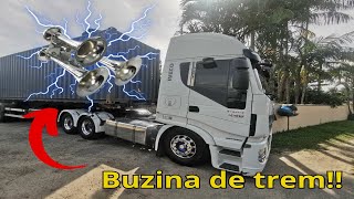 Caminhão com Buzina de Trem