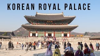 Korean Royal Palace Tour Gyeongbokgung  in Seoul South Korea - vlog #015