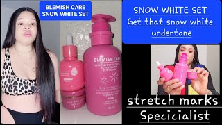 BLEMISH CARE SNOW WHITE SET(GET THAT FLAWLESS SNOW WHITE UNDERTONE WITH NO SIDE EFFECTS)