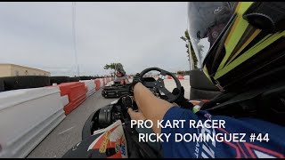 Pro Kart Racer Ricky Dominguez #44