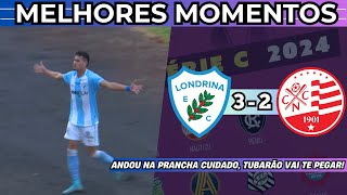 TUBARÃO MATADOR! LONDRINA 3 X 2 NÁUTICO | GOLS E MELHORES MOMENTOS | RODADA 19 | SÉRIE C 2024