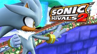 Sonic Rivals 2 - Blue Coast Zone Act 1 - Silver VS Shadow [HD 60 fps]