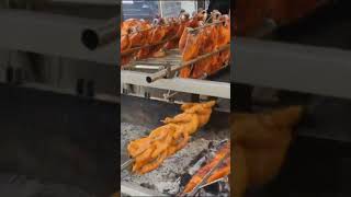 Popular Street Meat Stall, Chopping Pork And Ducks, Peking Ducks Chicken, Braised Pork