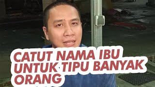 RESSA HERLAMBANG DIDUGA CATUT NAMA IBU UNTUK TIPU BANYAK ORANG