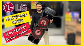 Unboxing (desembalando) TORRE DE SOM AMPLIFICADA LG RNC9 nos mínimos detalhes deixou a desejar?🤔🔊