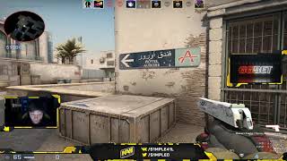 s1mple plays FPL #5  on Dust2 with 69 Kills and  Big Comeback From 5:15