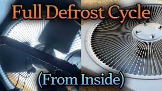 2015 Lennox Merit Heat Pump | Full Defrost Cycle FROM INSIDE!