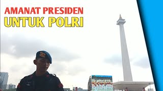 Presiden jokowi di hut bayangkara ke-78