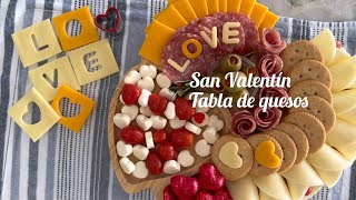 San Valentín , Tabla de Jamones y Quesos, Charcutería