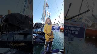 Skipper  Clarisse Crémer- 10ème Édition de Vendée globe 2024 #youtubeshorts