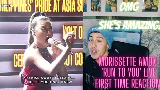 Morissette Amon 'Run to You' Live. British Guy First Time REACTION