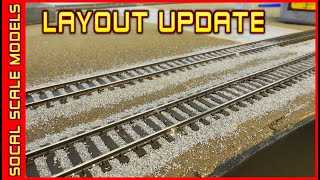 Layout Update | Ballasting Track